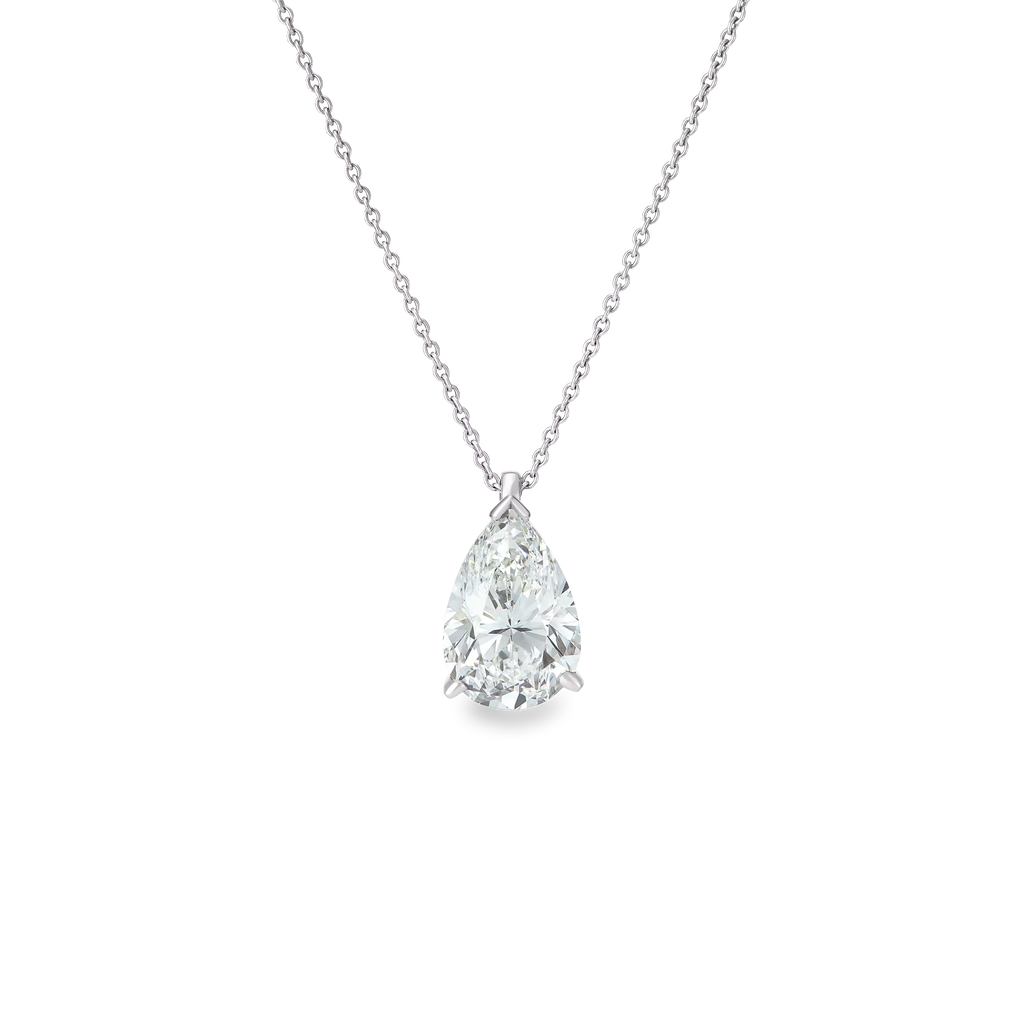 1.5 Ct Pear Shape Pendant
