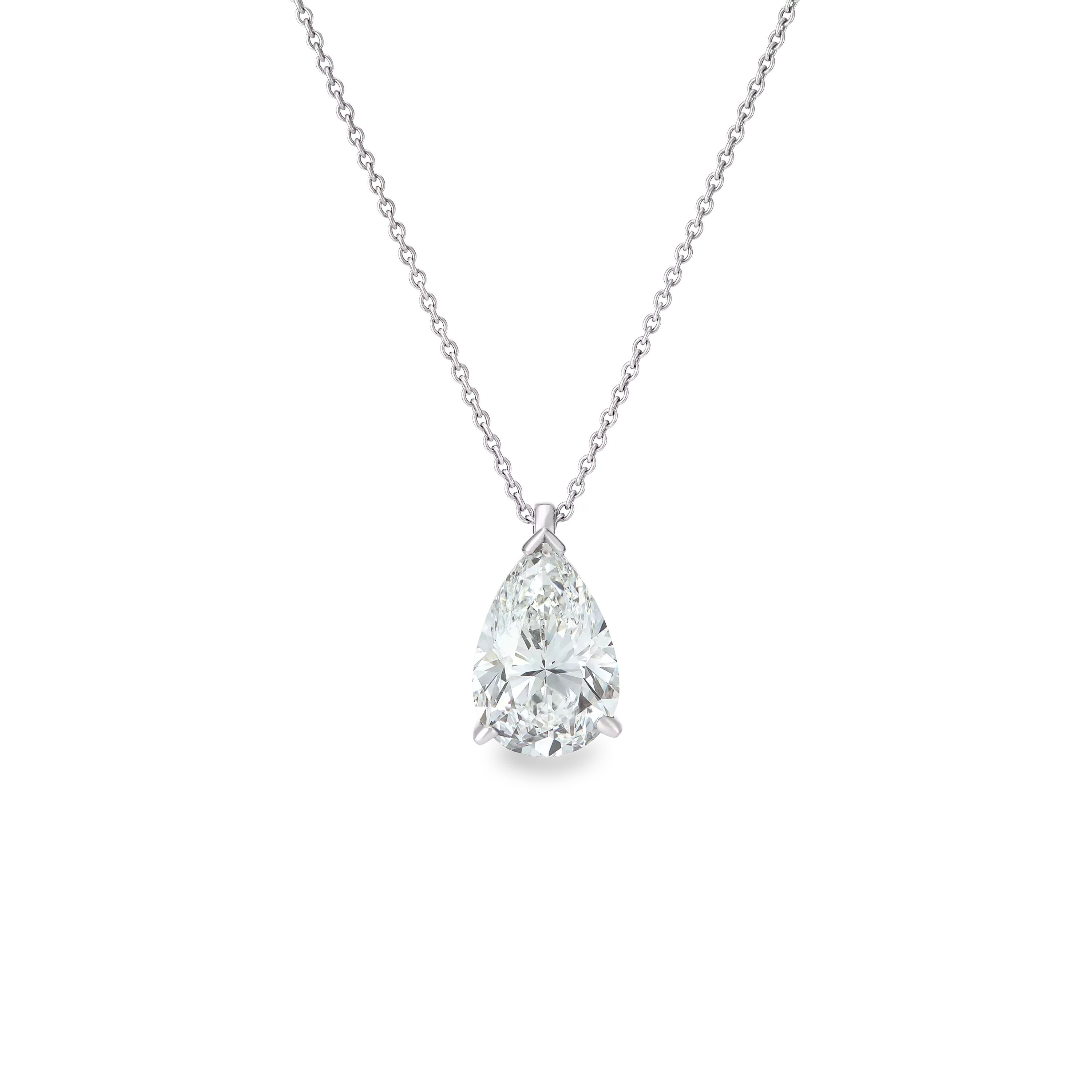 1.5 Ct Pear Shape Pendant