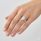 5 Ct Oval Lab-Grown Diamond Ring