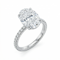2 Ct Oval Lab-Grown Diamond Ring
