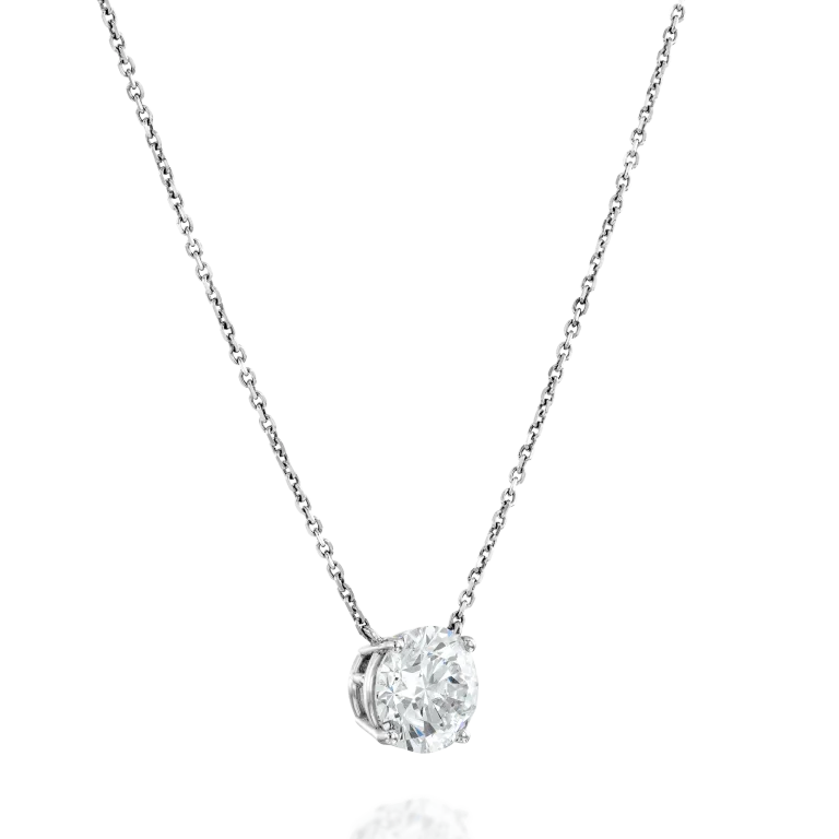 2.07 Ct Round Shape Pendant