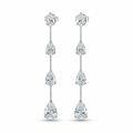 Pear Lab-Grown Diamond Drop Earrings