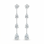 Pear Lab-Grown Diamond Drop Earrings