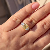 3.01 Ct Cushion Ring