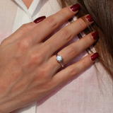 1.56 Ct Round Tiffany Ring