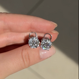 3 Ct each Round Studs Earrings