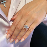 3.01 ct Emerald cut Ring