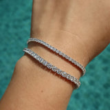 7 cttw Round Diamond Tennis Bracelet