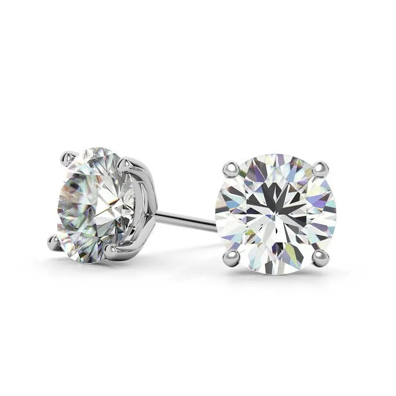 1.5 ct Round Diamond Stud Earrings