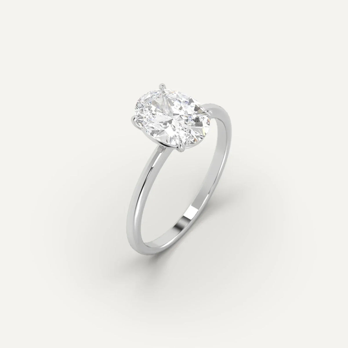 2 ct Oval Engagement Ring