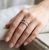 0.50 ct Pink Oval ring