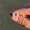 1.5 ct each Oval Studs Earrings
