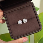 1 ct each Round Diamond Transformer Studs