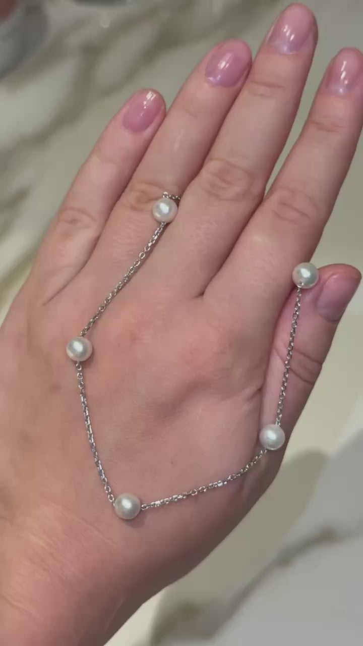 Akoya 5 Pearl Necklace