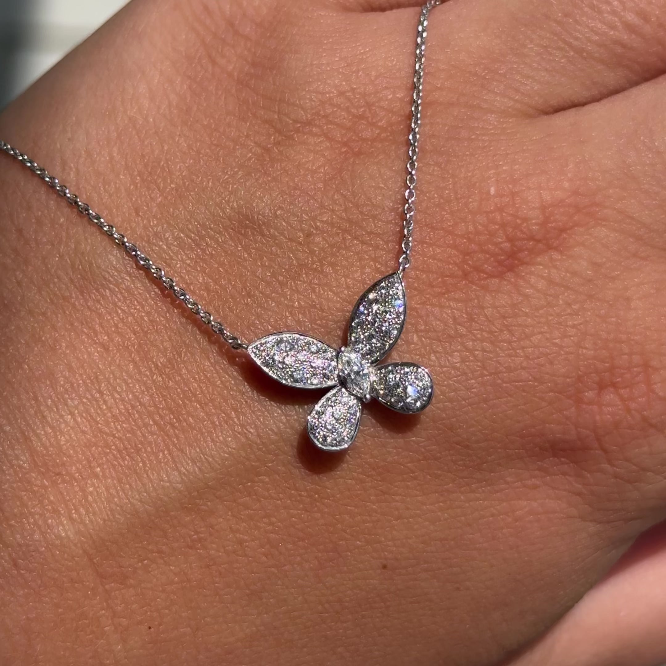 Butterfly Diamond Pendant (Small)