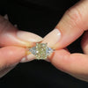3 ct Fancy Yellow Radiant Ring