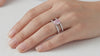 0.50 ct Pink Oval Lab Grown Diamond Ring
