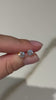 Boucles d'oreilles puces rondes en diamant de 0,52 ct chacune
