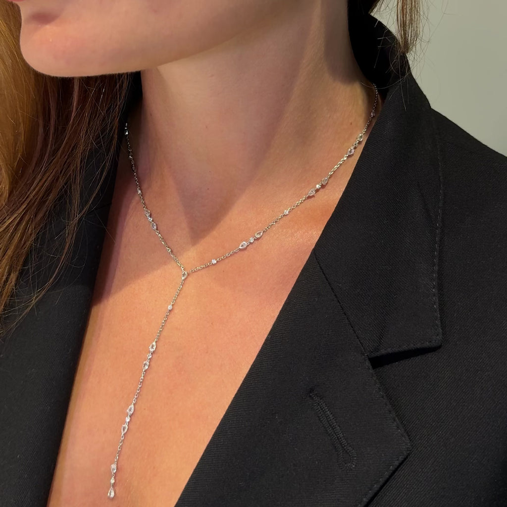lab-grown diamond necklace