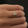 1 Ct Oval Diamond Ring