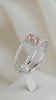 0.50 ct Pink Oval ring