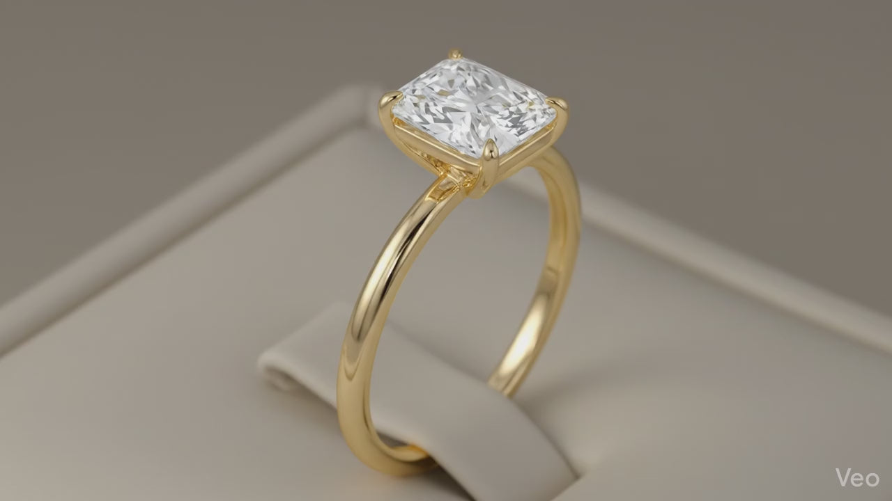 2 Ct Radiant Ring