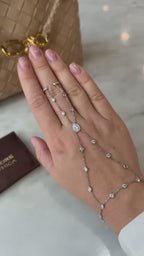 1.89 cttw slave bracelet with lab grown diamonds