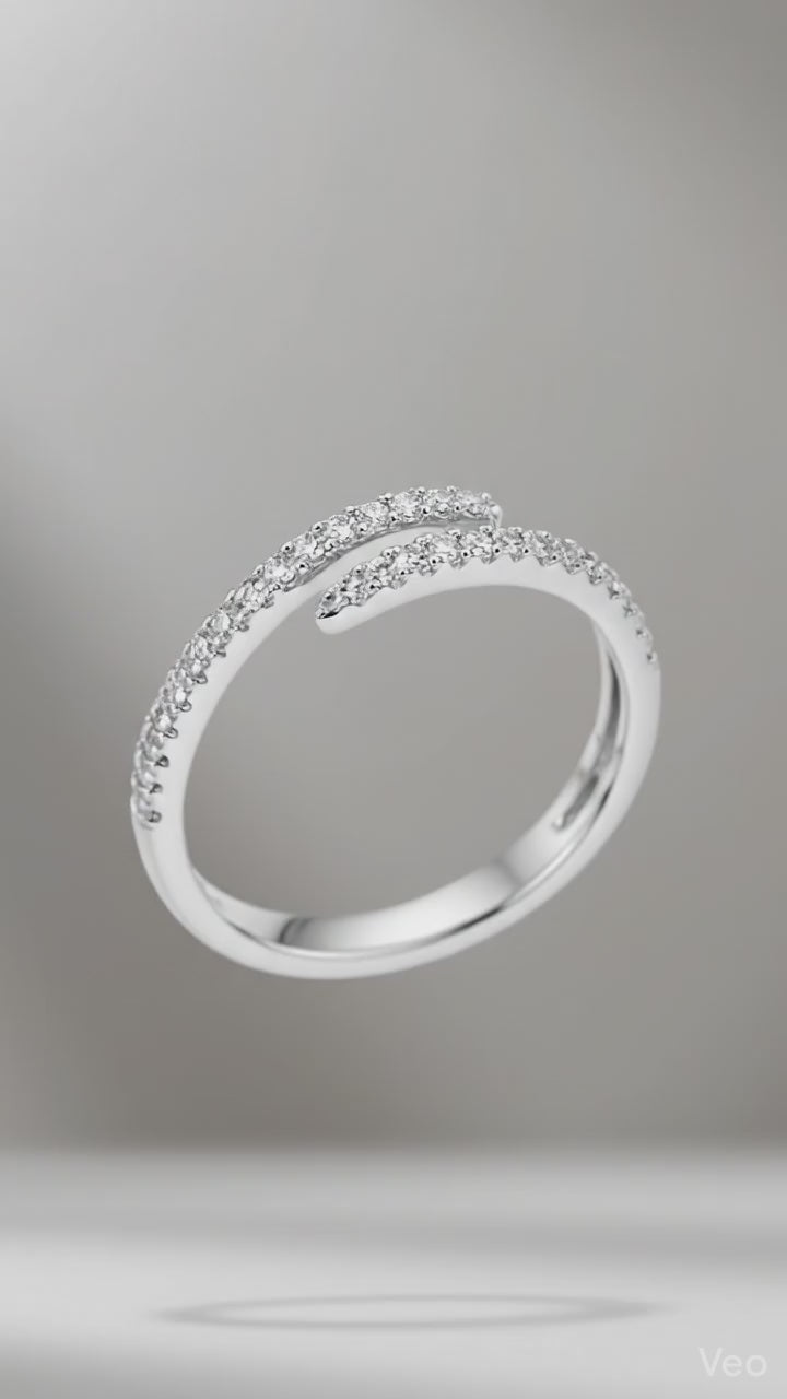 Snake Lab Grown Diamond Ring