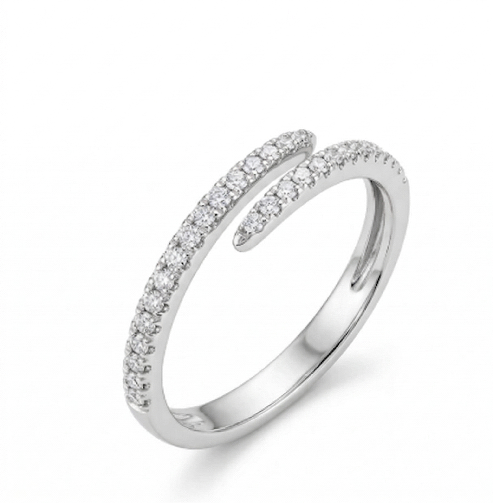Snake Lab Grown Diamond Ring