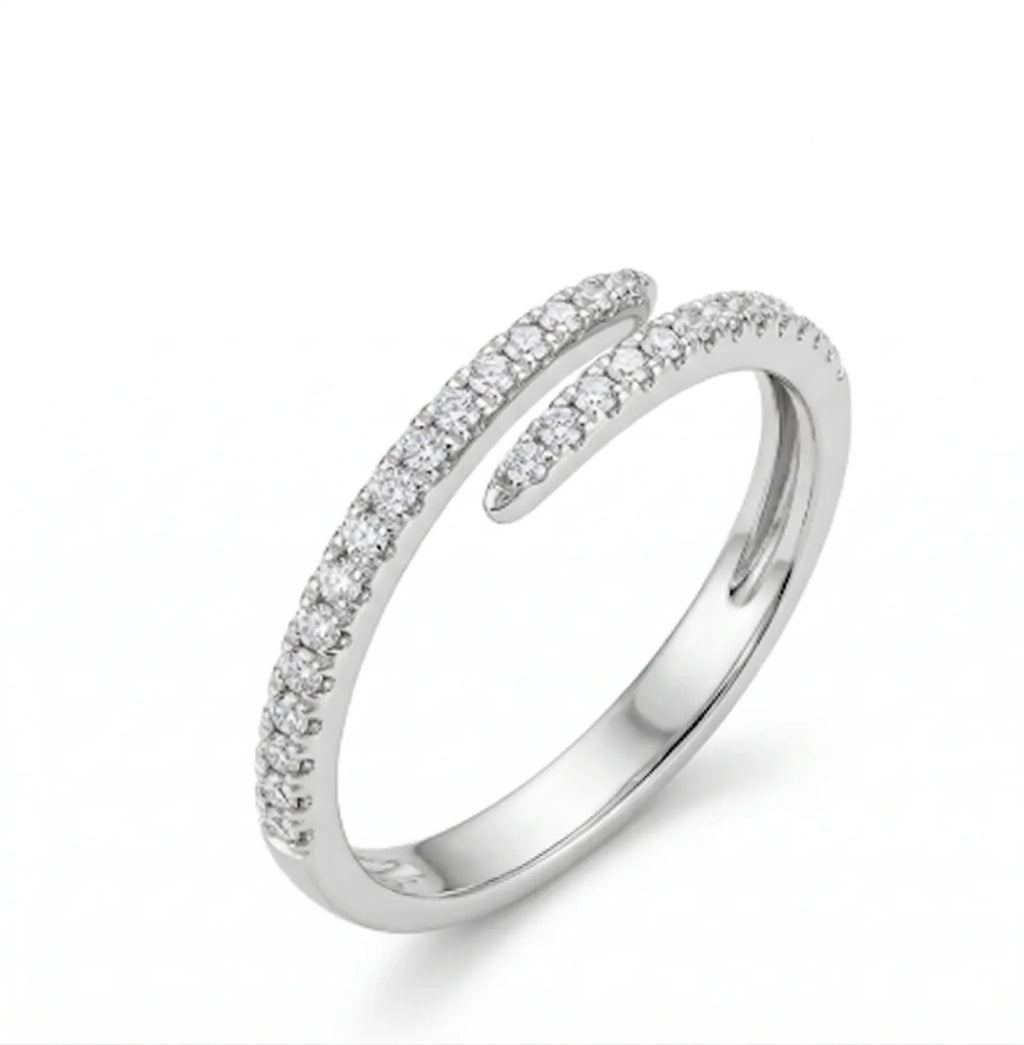 Snake Lab-Grown Diamond Ring