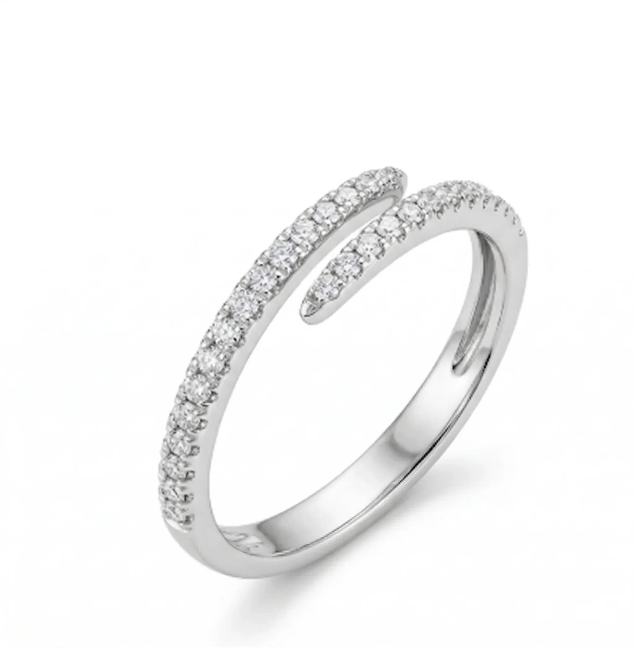 Snake Lab-Grown Diamond Ring