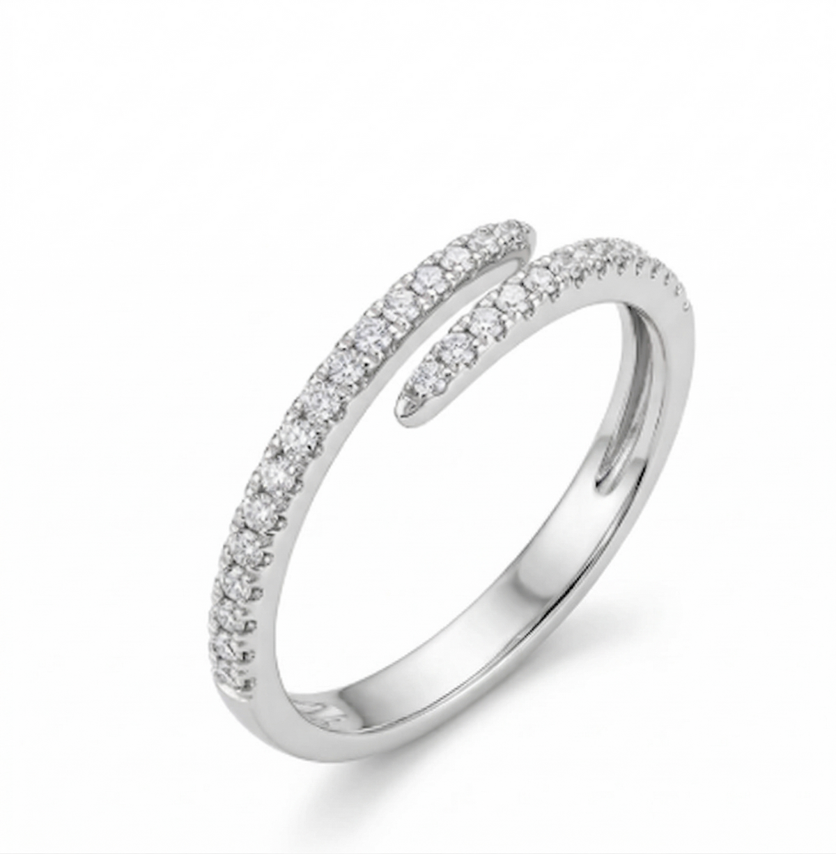 Snake Lab Grown Diamond Ring